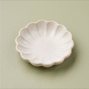 Fluted Ceramic Trinket/Ring Dish Vintage Cream - Hearth & Hand™ with Magnolia